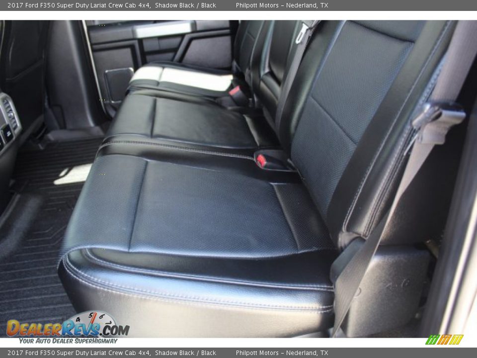 2017 Ford F350 Super Duty Lariat Crew Cab 4x4 Shadow Black / Black Photo #24