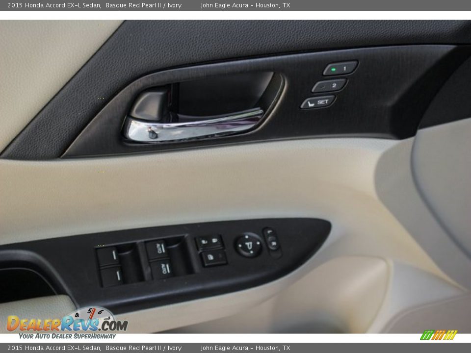 2015 Honda Accord EX-L Sedan Basque Red Pearl II / Ivory Photo #15