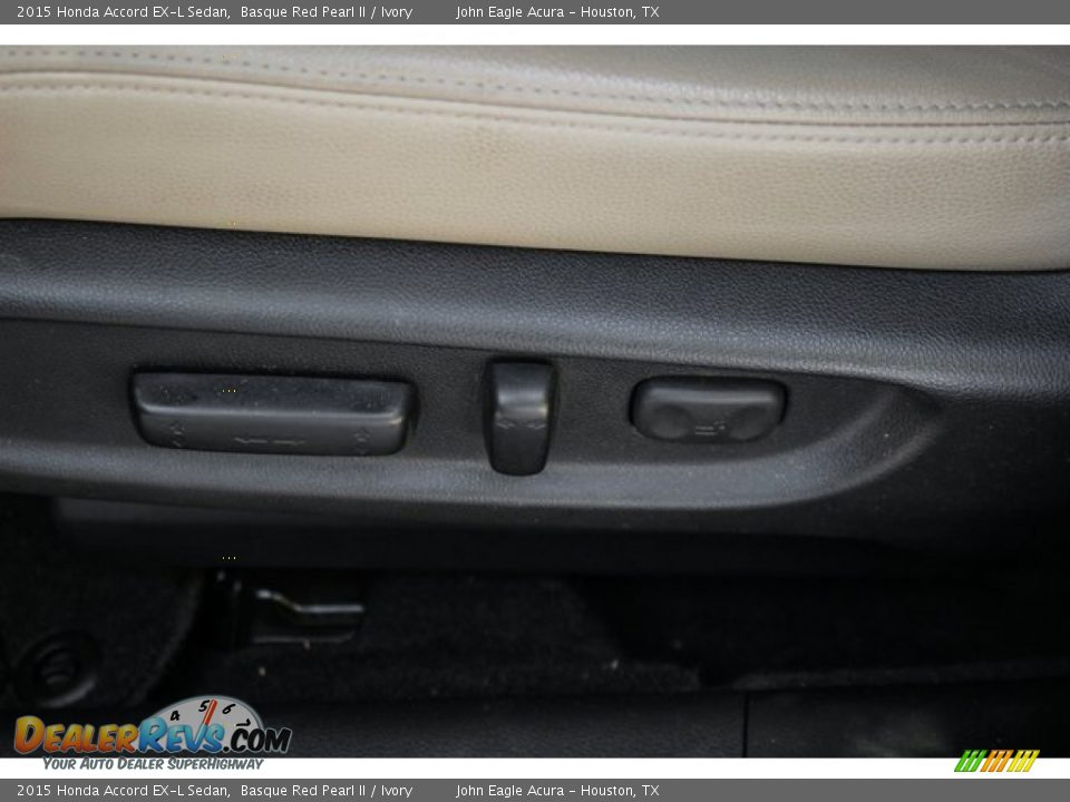 2015 Honda Accord EX-L Sedan Basque Red Pearl II / Ivory Photo #16