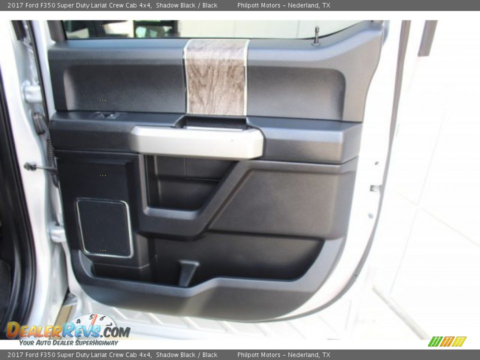 2017 Ford F350 Super Duty Lariat Crew Cab 4x4 Shadow Black / Black Photo #28