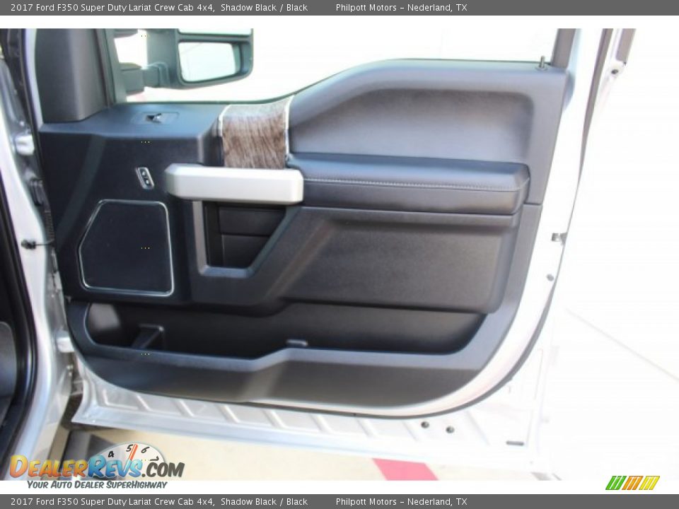 2017 Ford F350 Super Duty Lariat Crew Cab 4x4 Shadow Black / Black Photo #30
