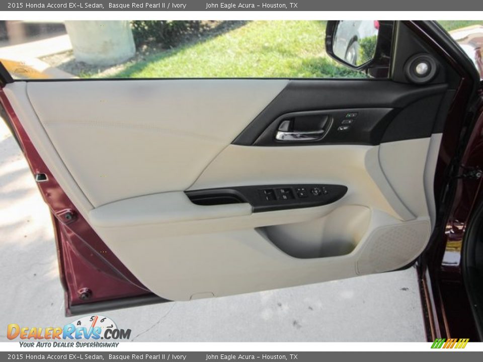 2015 Honda Accord EX-L Sedan Basque Red Pearl II / Ivory Photo #18