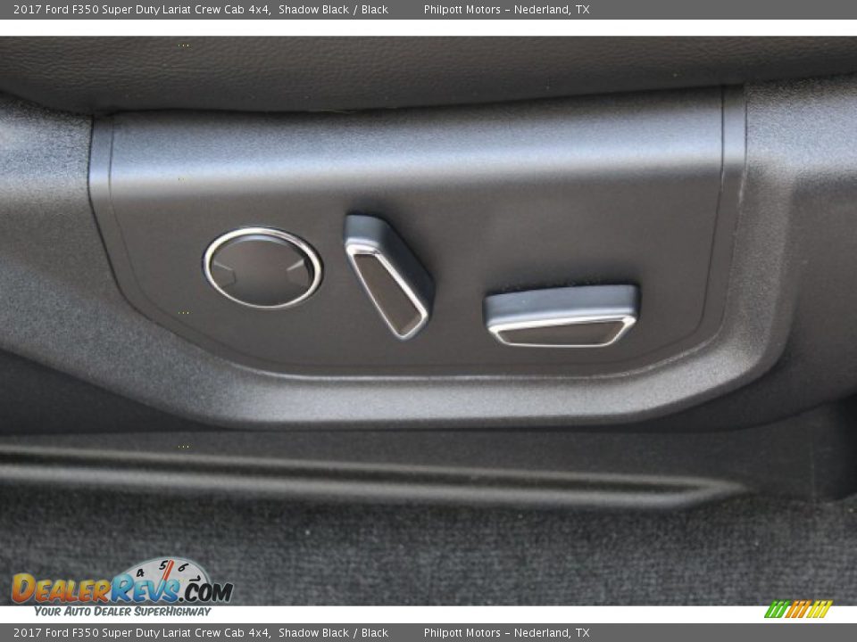 2017 Ford F350 Super Duty Lariat Crew Cab 4x4 Shadow Black / Black Photo #32