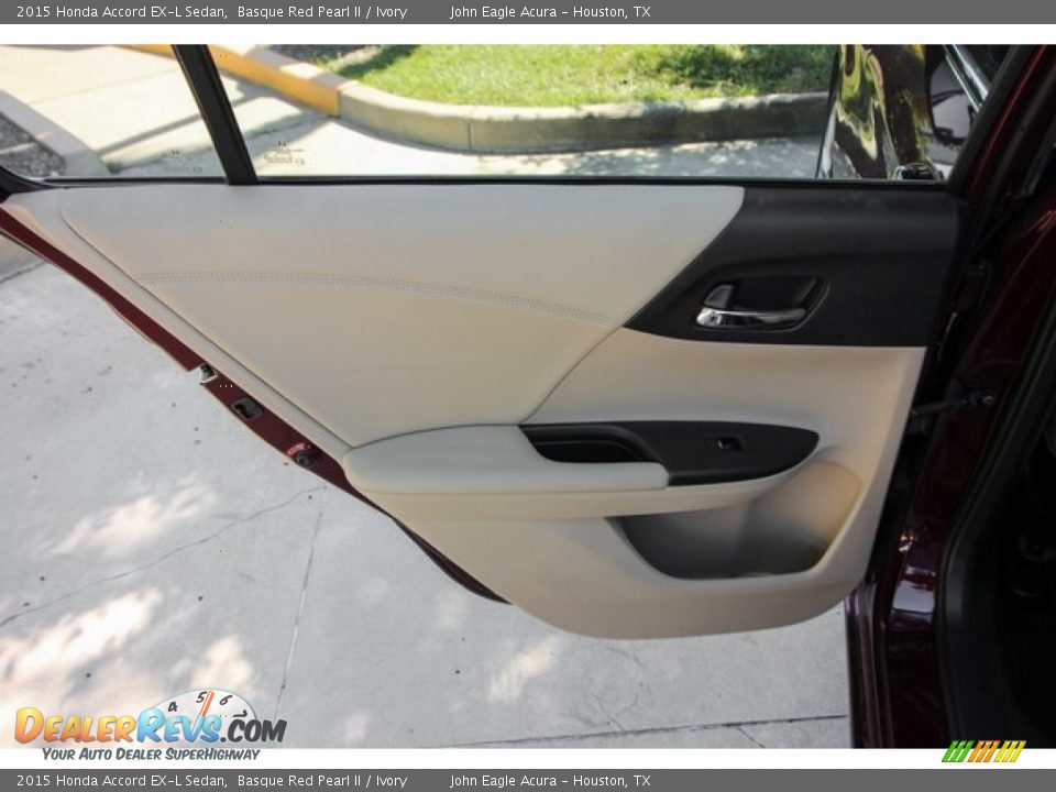 2015 Honda Accord EX-L Sedan Basque Red Pearl II / Ivory Photo #20
