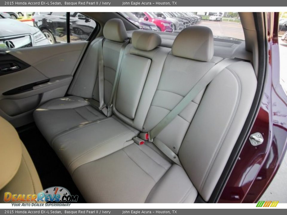 2015 Honda Accord EX-L Sedan Basque Red Pearl II / Ivory Photo #21