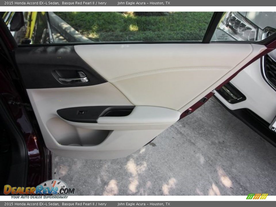 2015 Honda Accord EX-L Sedan Basque Red Pearl II / Ivory Photo #22