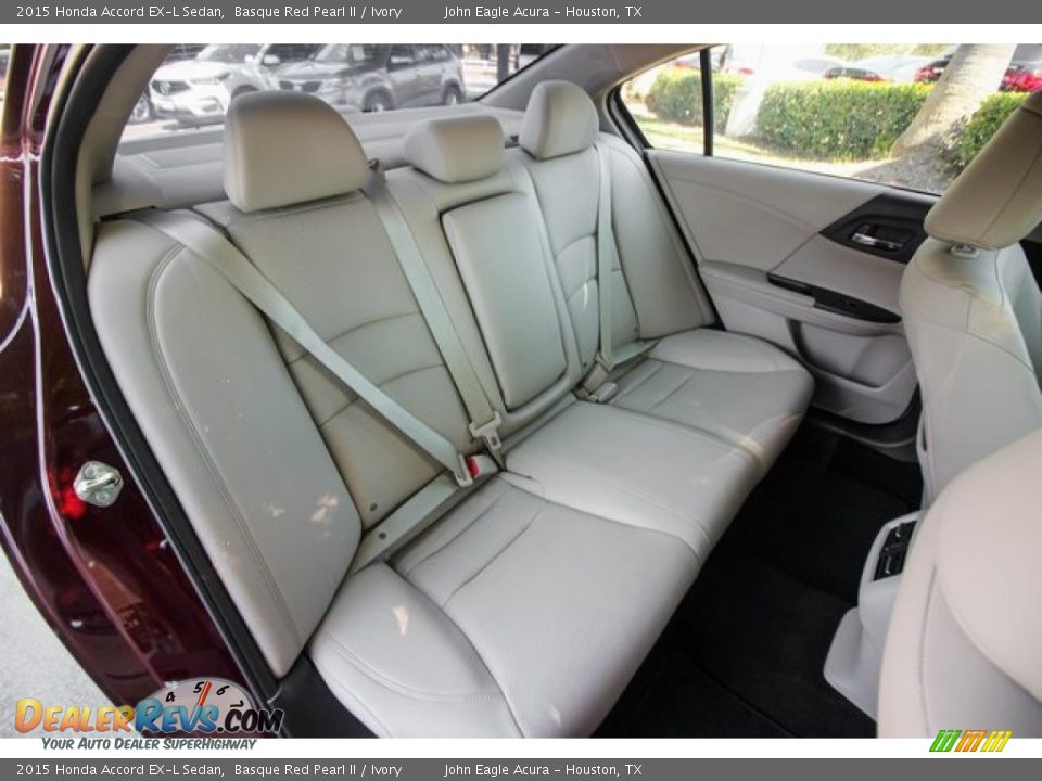 2015 Honda Accord EX-L Sedan Basque Red Pearl II / Ivory Photo #23