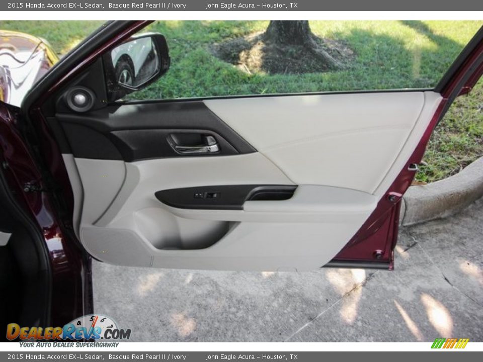 2015 Honda Accord EX-L Sedan Basque Red Pearl II / Ivory Photo #24