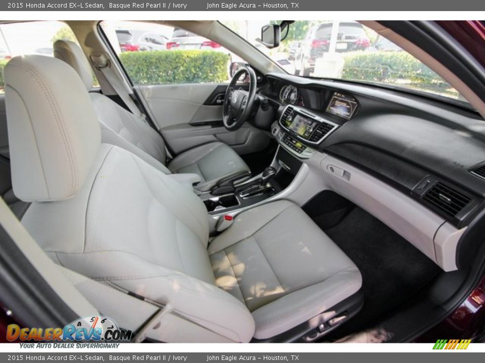 2015 Honda Accord EX-L Sedan Basque Red Pearl II / Ivory Photo #25