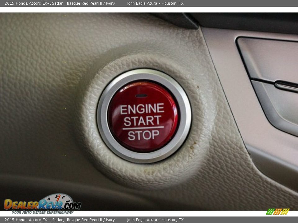 2015 Honda Accord EX-L Sedan Basque Red Pearl II / Ivory Photo #31