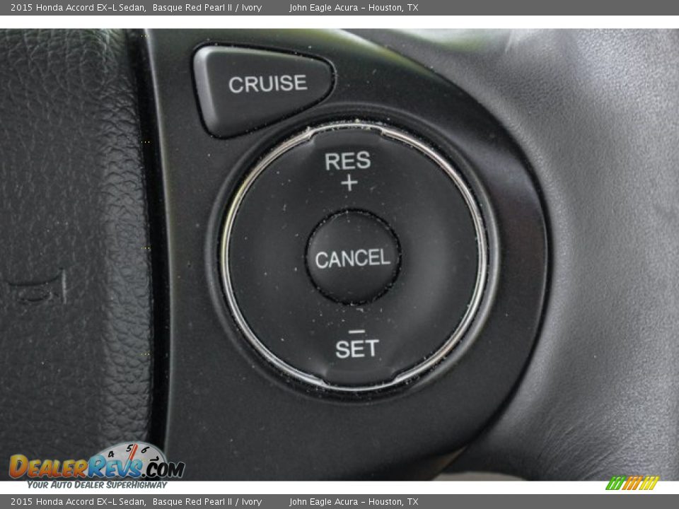 2015 Honda Accord EX-L Sedan Basque Red Pearl II / Ivory Photo #34