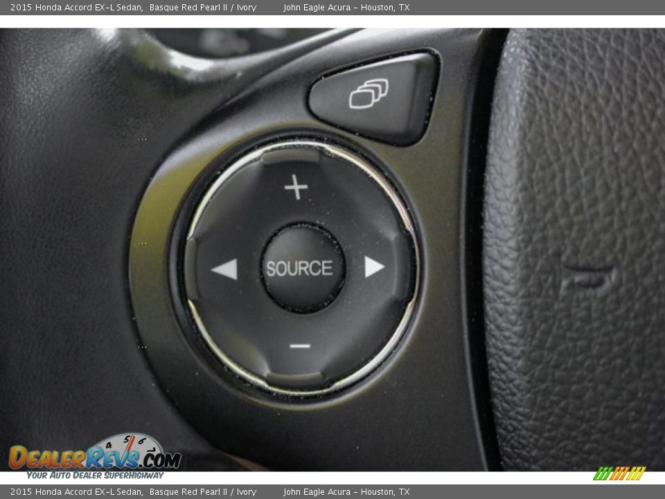 2015 Honda Accord EX-L Sedan Basque Red Pearl II / Ivory Photo #35