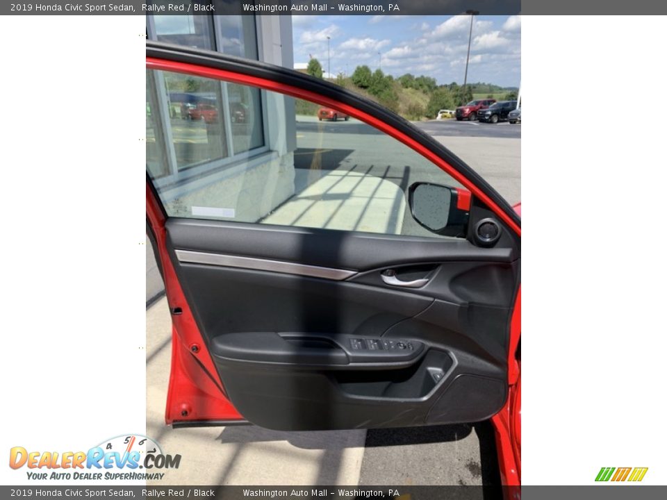 2019 Honda Civic Sport Sedan Rallye Red / Black Photo #10