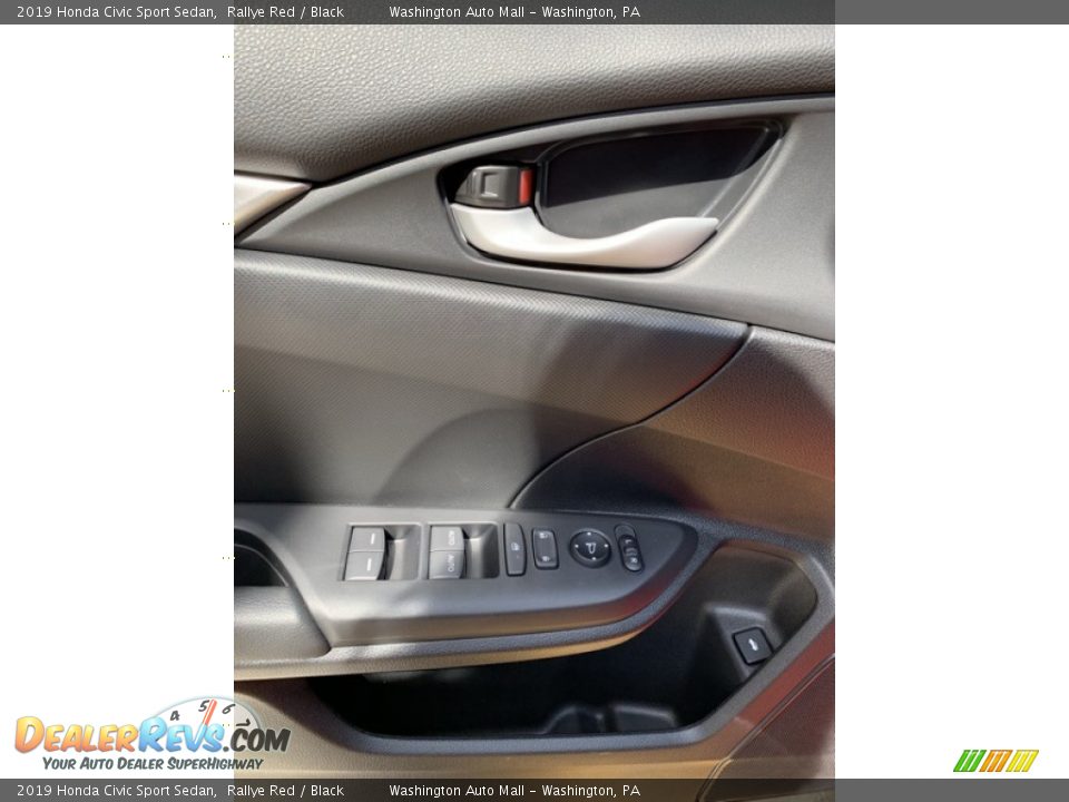 2019 Honda Civic Sport Sedan Rallye Red / Black Photo #11