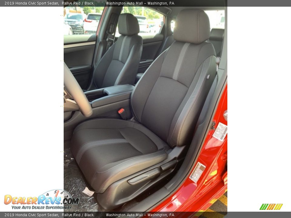 2019 Honda Civic Sport Sedan Rallye Red / Black Photo #14