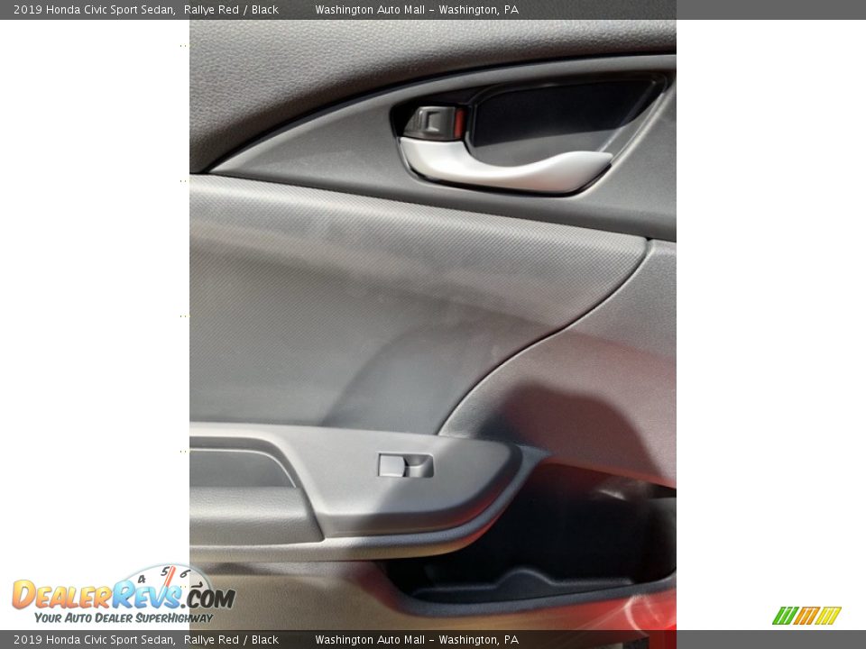 2019 Honda Civic Sport Sedan Rallye Red / Black Photo #17