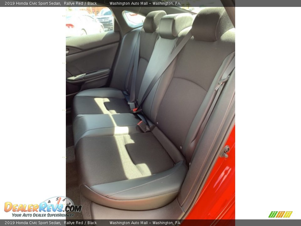 2019 Honda Civic Sport Sedan Rallye Red / Black Photo #18