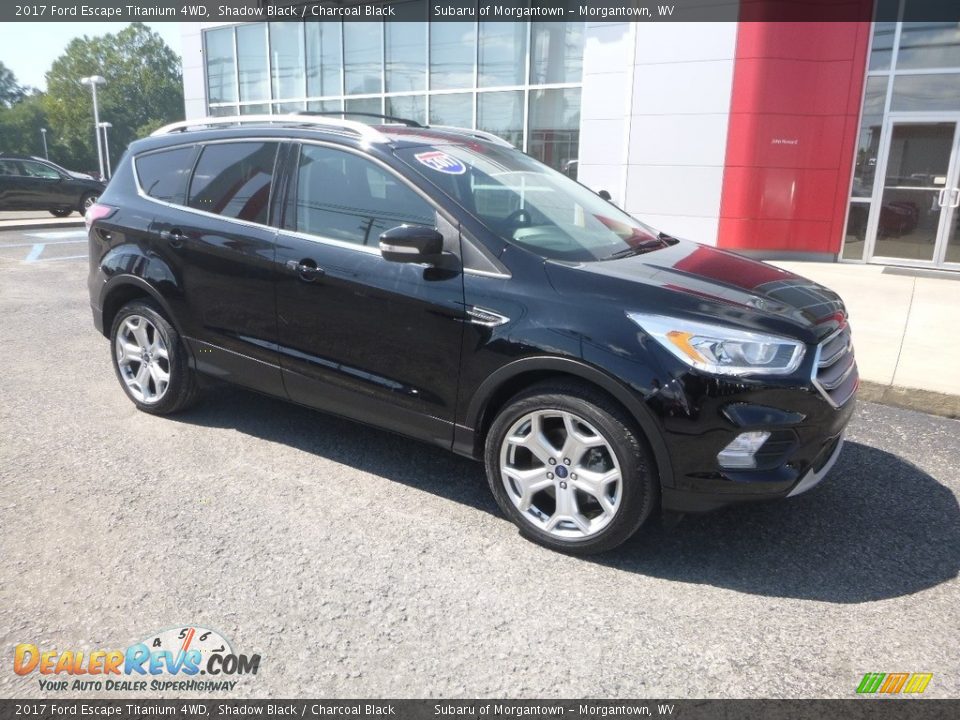 2017 Ford Escape Titanium 4WD Shadow Black / Charcoal Black Photo #1