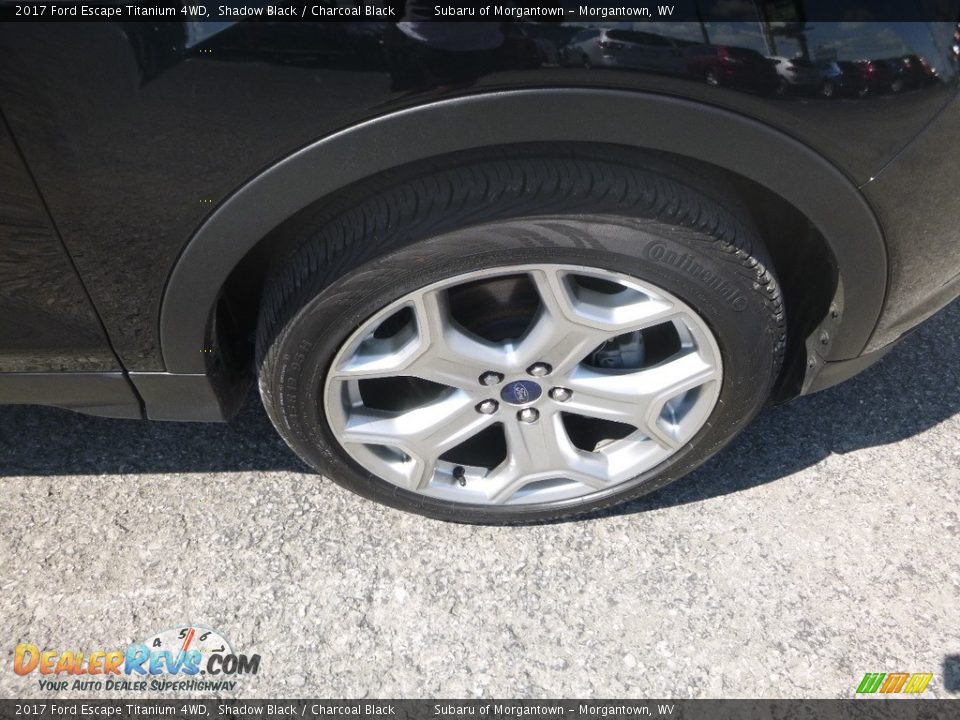 2017 Ford Escape Titanium 4WD Shadow Black / Charcoal Black Photo #2