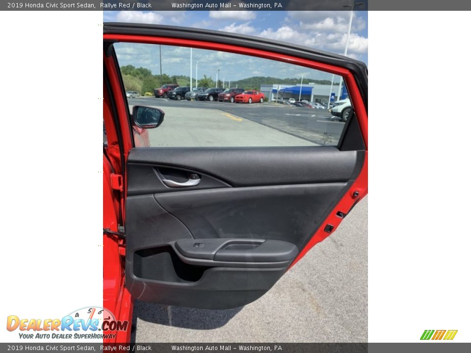2019 Honda Civic Sport Sedan Rallye Red / Black Photo #23