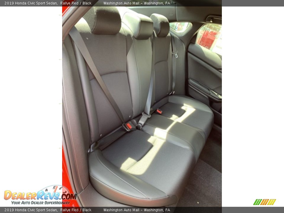 2019 Honda Civic Sport Sedan Rallye Red / Black Photo #24