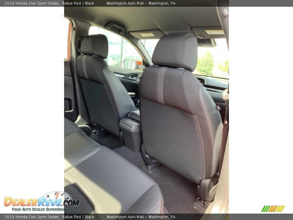 2019 Honda Civic Sport Sedan Rallye Red / Black Photo #25