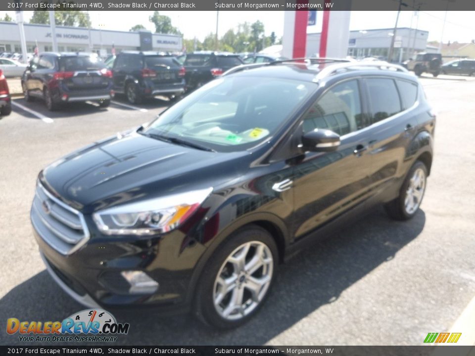 2017 Ford Escape Titanium 4WD Shadow Black / Charcoal Black Photo #8