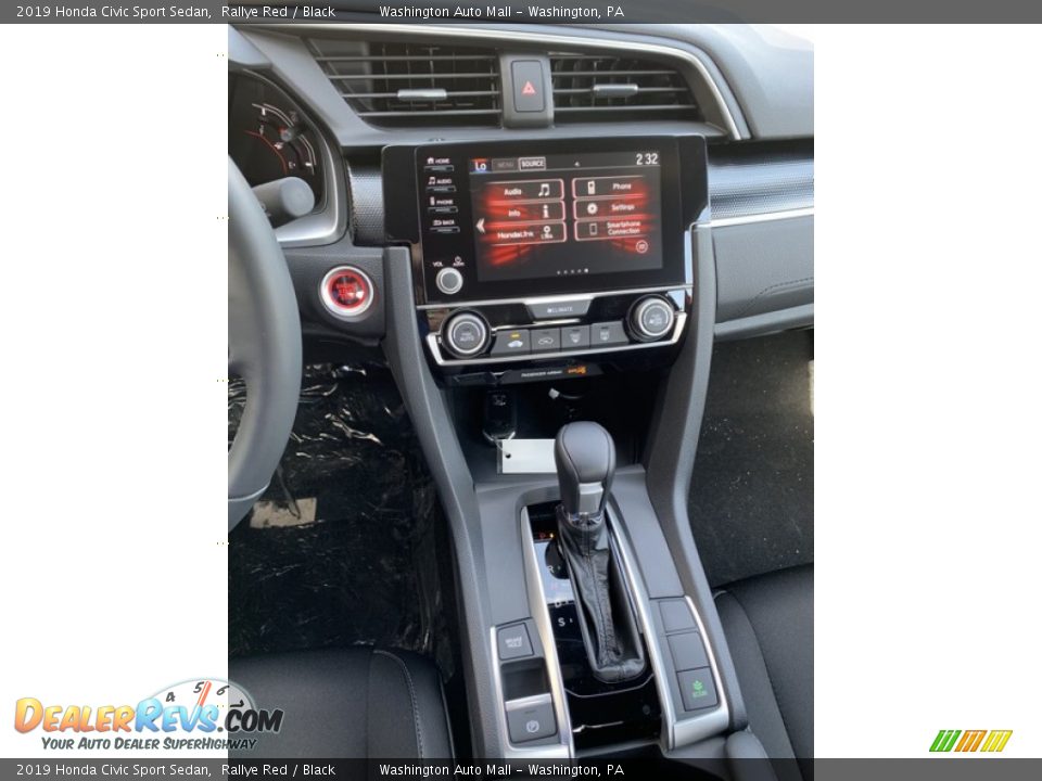 2019 Honda Civic Sport Sedan Rallye Red / Black Photo #31