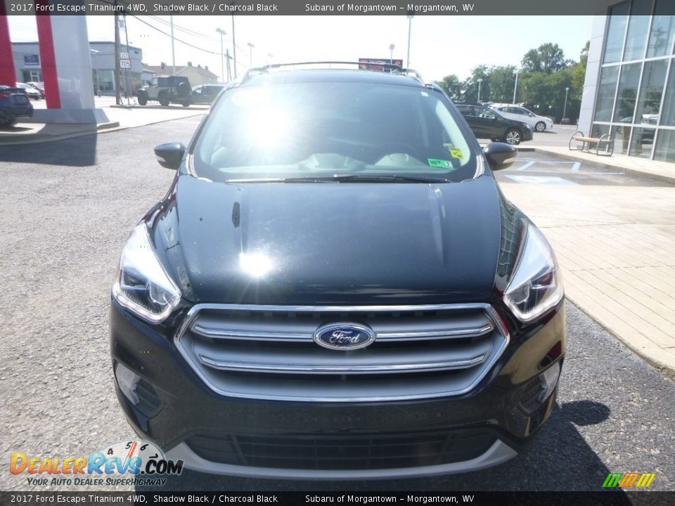 2017 Ford Escape Titanium 4WD Shadow Black / Charcoal Black Photo #9