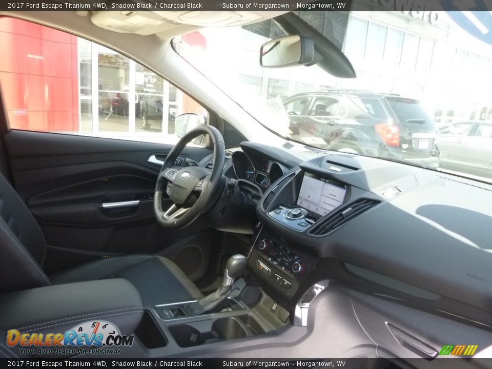 2017 Ford Escape Titanium 4WD Shadow Black / Charcoal Black Photo #11