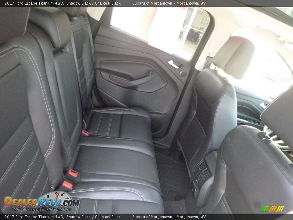 2017 Ford Escape Titanium 4WD Shadow Black / Charcoal Black Photo #13