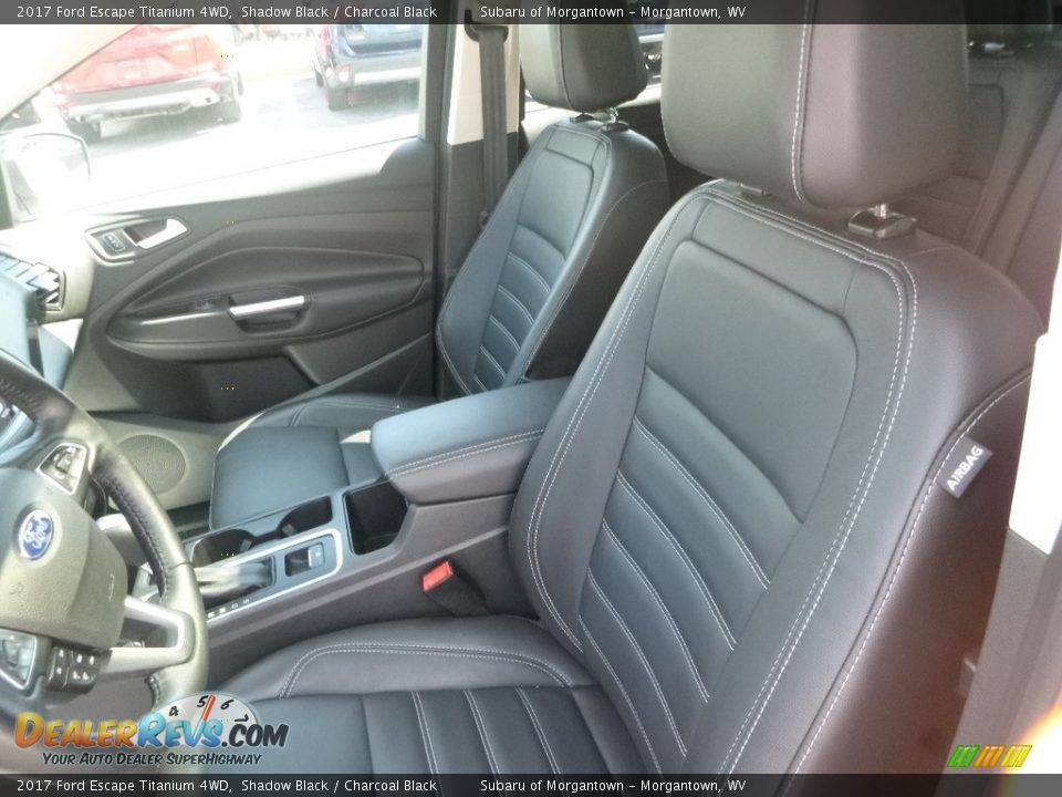 2017 Ford Escape Titanium 4WD Shadow Black / Charcoal Black Photo #15