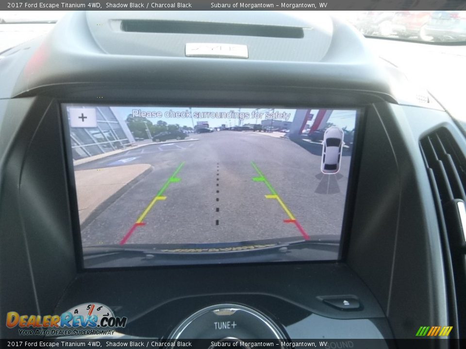 2017 Ford Escape Titanium 4WD Shadow Black / Charcoal Black Photo #20