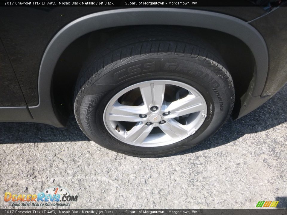 2017 Chevrolet Trax LT AWD Mosaic Black Metallic / Jet Black Photo #2