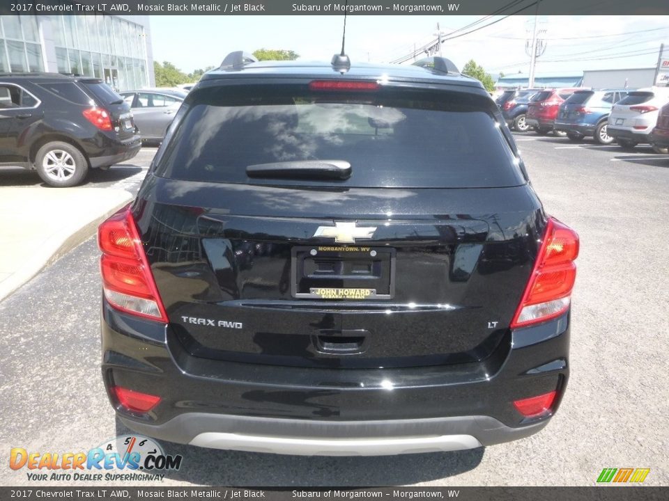 2017 Chevrolet Trax LT AWD Mosaic Black Metallic / Jet Black Photo #5