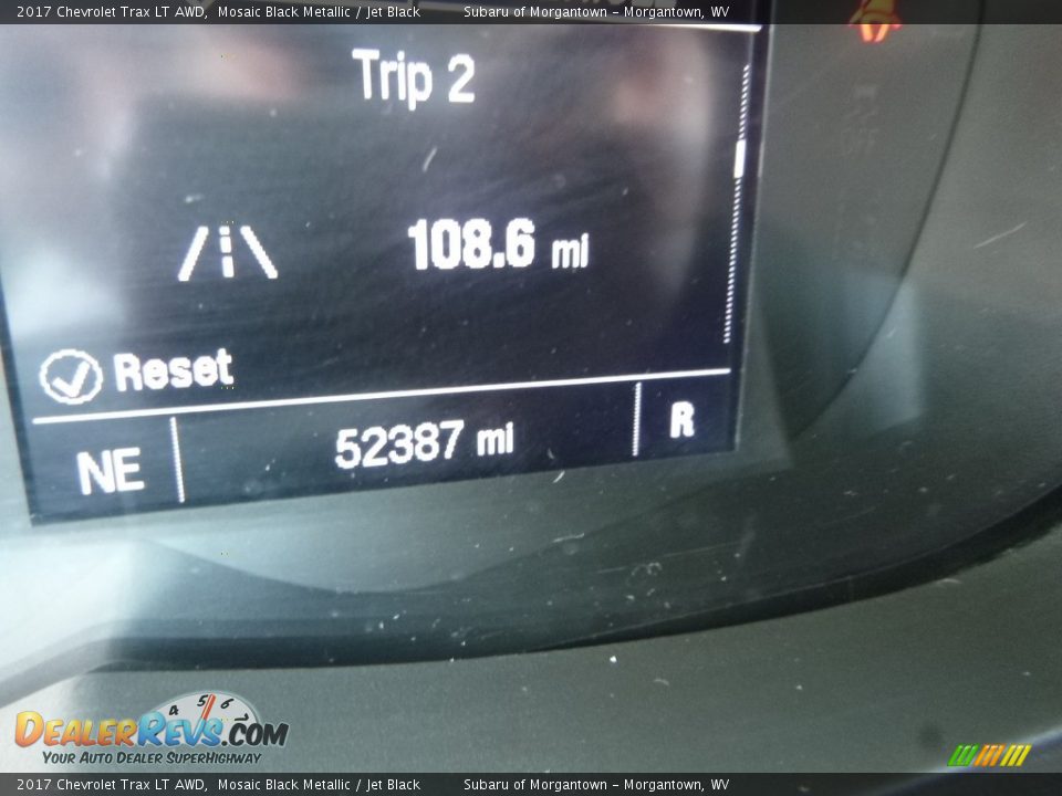 2017 Chevrolet Trax LT AWD Mosaic Black Metallic / Jet Black Photo #19