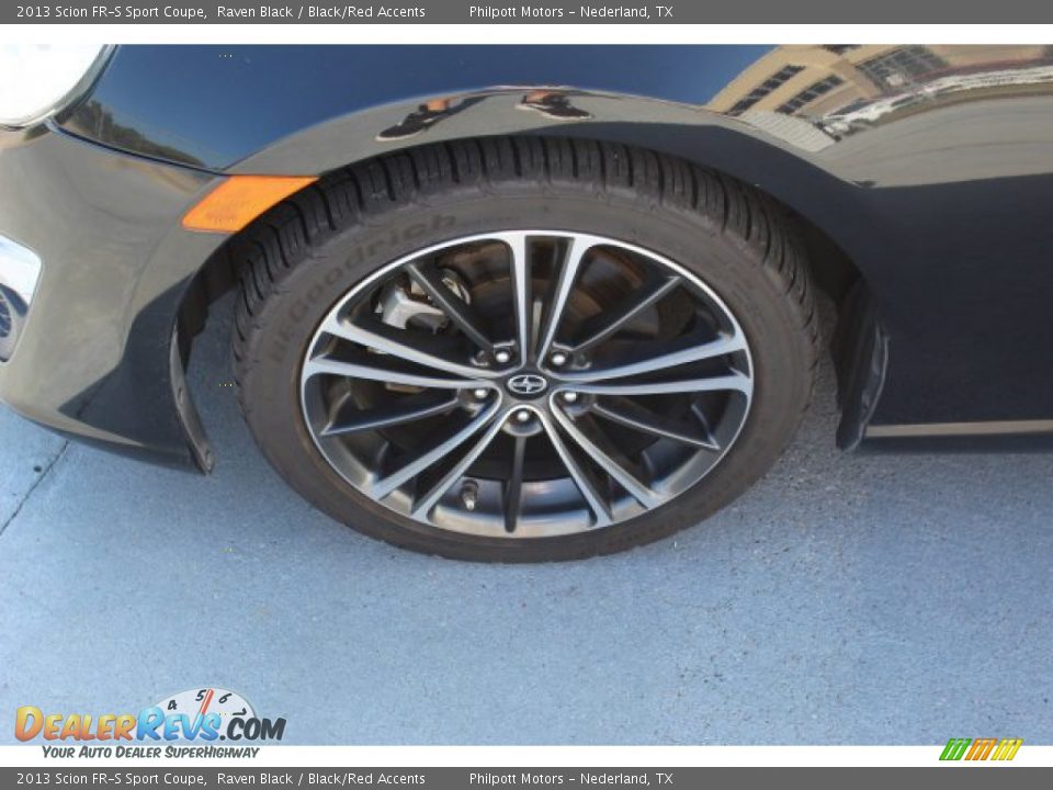 2013 Scion FR-S Sport Coupe Raven Black / Black/Red Accents Photo #5
