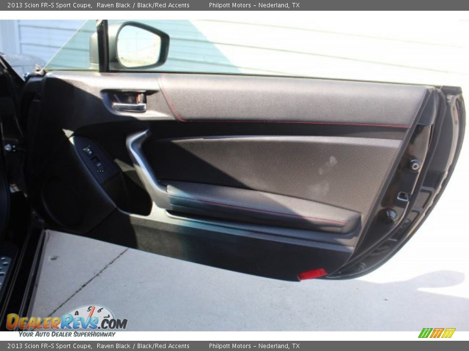 2013 Scion FR-S Sport Coupe Raven Black / Black/Red Accents Photo #18