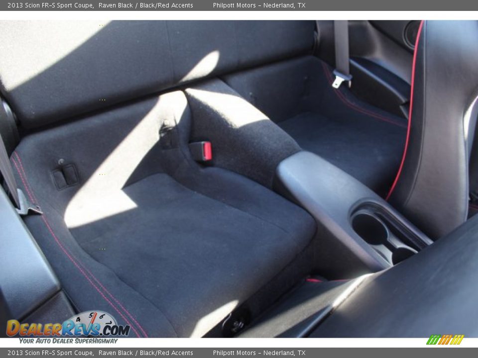 2013 Scion FR-S Sport Coupe Raven Black / Black/Red Accents Photo #20