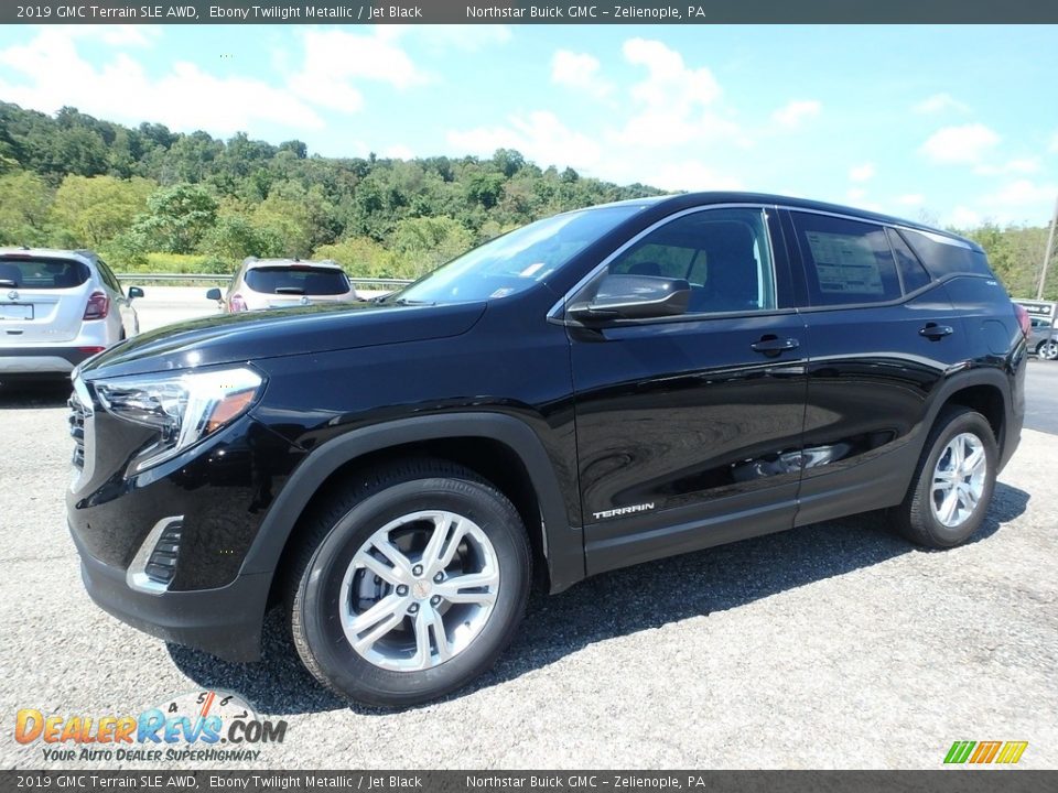 2019 GMC Terrain SLE AWD Ebony Twilight Metallic / Jet Black Photo #1