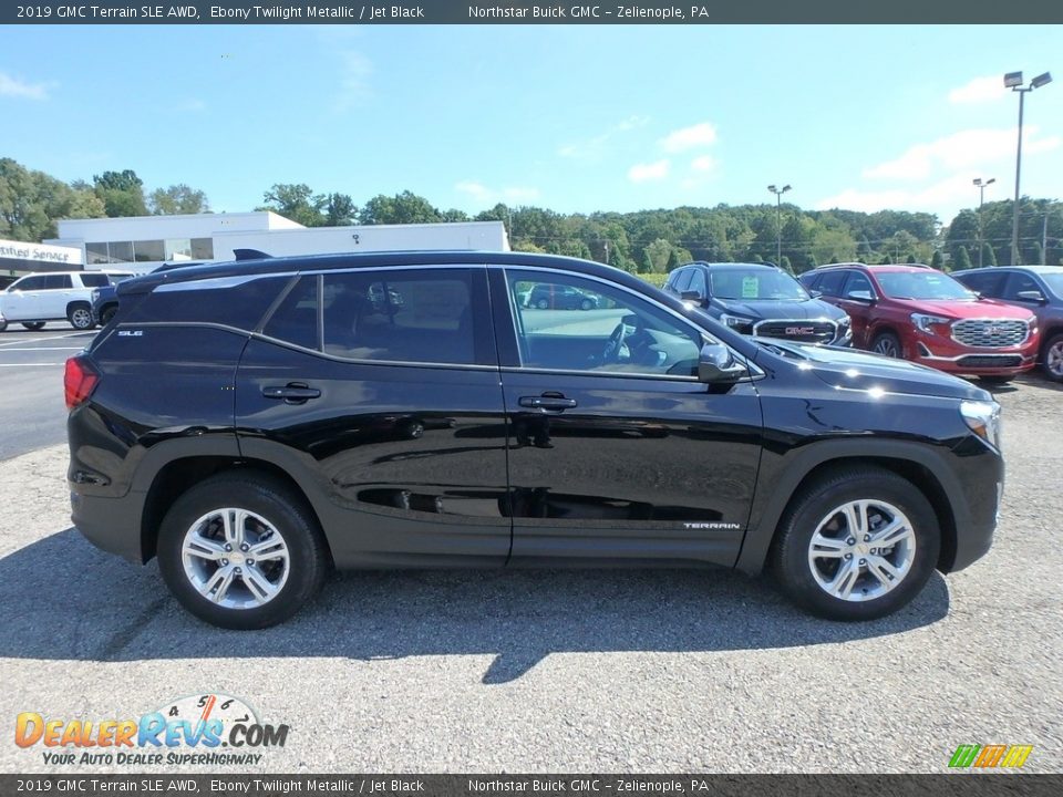 2019 GMC Terrain SLE AWD Ebony Twilight Metallic / Jet Black Photo #4