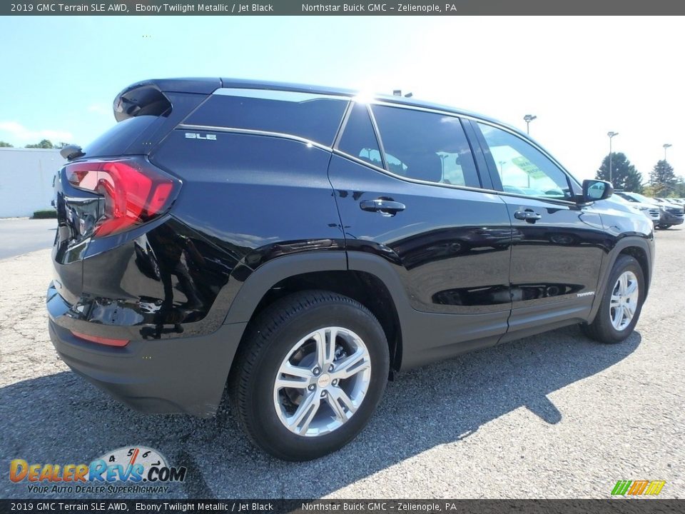 2019 GMC Terrain SLE AWD Ebony Twilight Metallic / Jet Black Photo #5