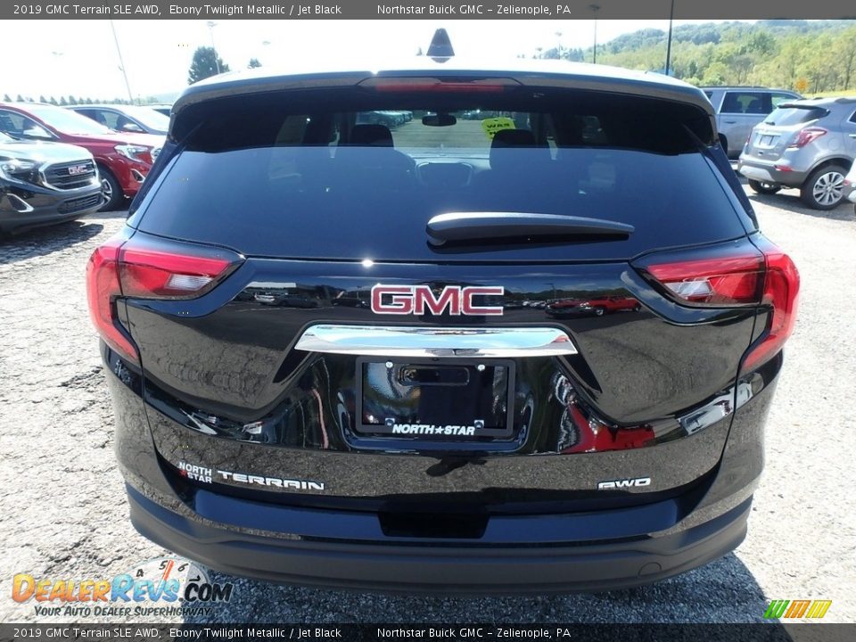 2019 GMC Terrain SLE AWD Ebony Twilight Metallic / Jet Black Photo #6