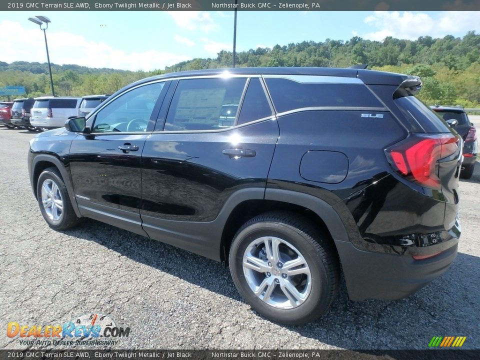 2019 GMC Terrain SLE AWD Ebony Twilight Metallic / Jet Black Photo #8