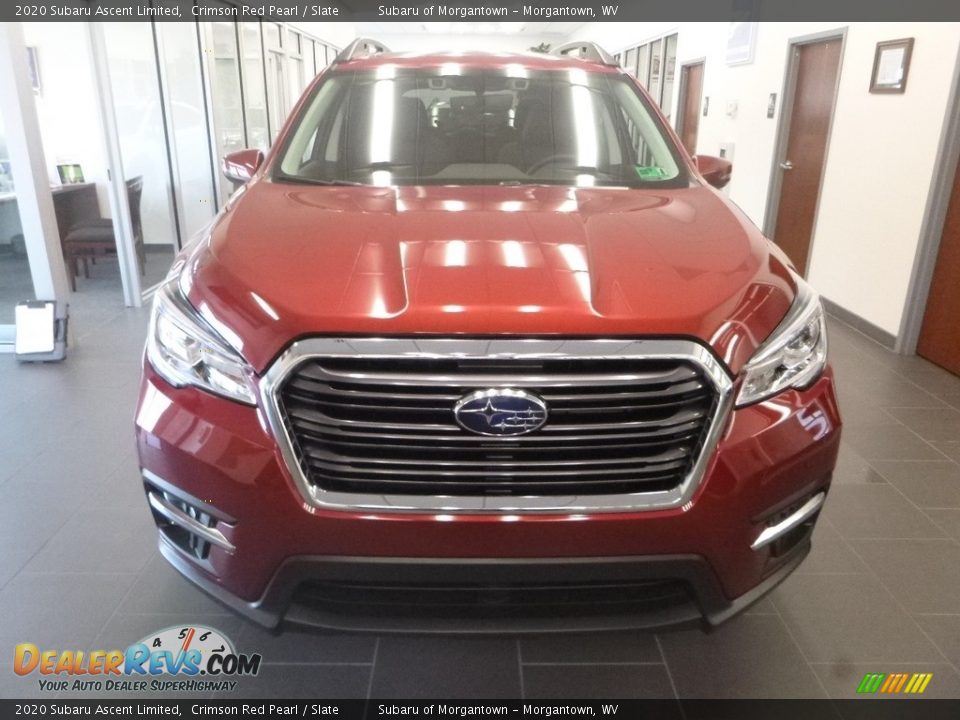 2020 Subaru Ascent Limited Crimson Red Pearl / Slate Photo #12