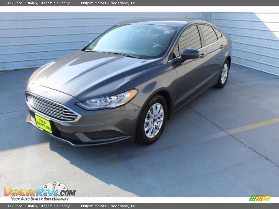 2017 Ford Fusion S Magnetic / Ebony Photo #4