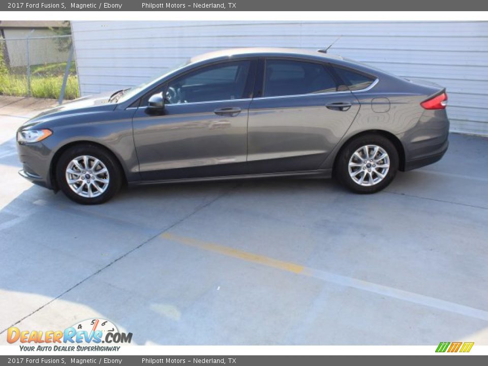 2017 Ford Fusion S Magnetic / Ebony Photo #6