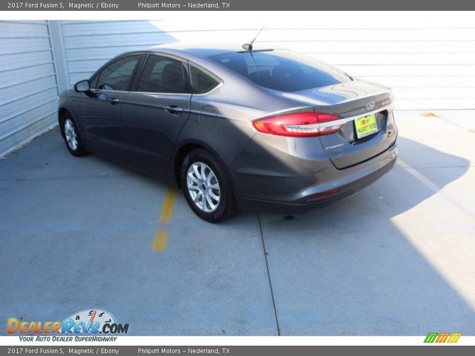 2017 Ford Fusion S Magnetic / Ebony Photo #7
