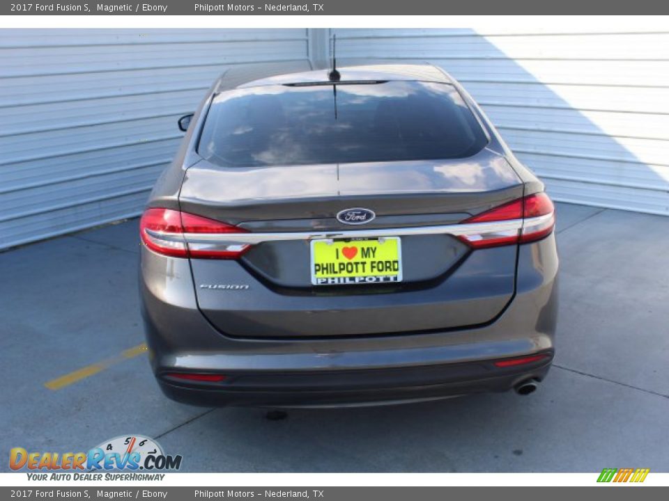 2017 Ford Fusion S Magnetic / Ebony Photo #8