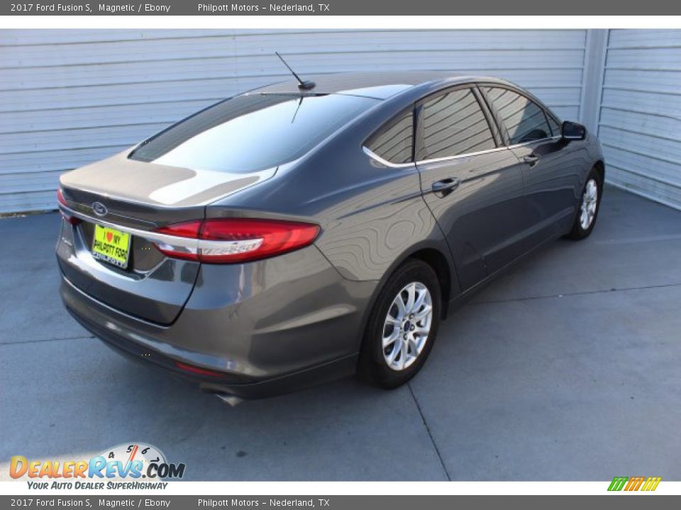 2017 Ford Fusion S Magnetic / Ebony Photo #9